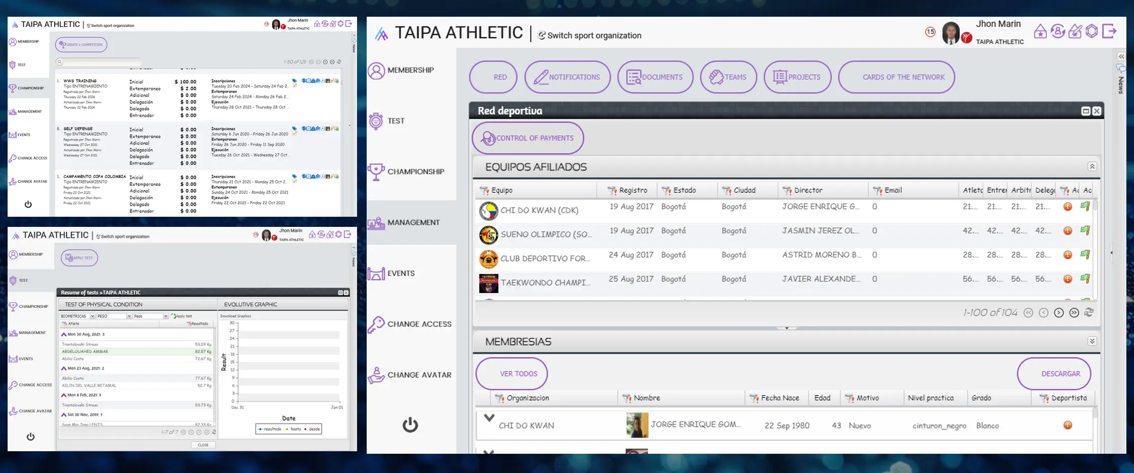 Taipa Management System Platform